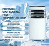 3-in-1 Portable Air Conditioner 7000 BTU Dehumidifier White