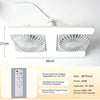 Double Fan LED Ceiling Fan Light with Dimmable Lamp 60W White