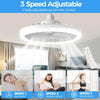 XD-1003 Socket Ceiling Fan with Dimmable LED Light E27
